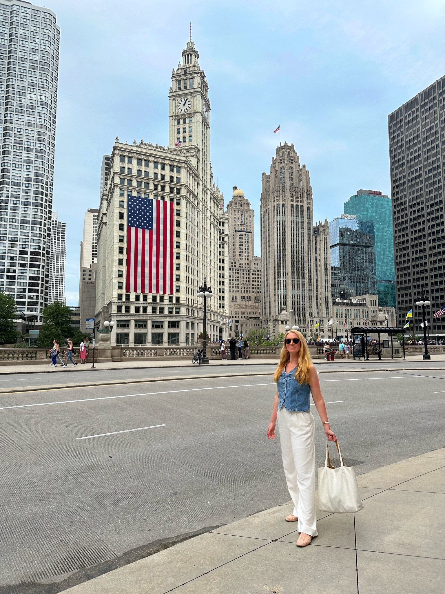 Exploring Chicago was a blast 🥂🏙️ a girlie stopped me on the street for my denim vest details so sharing it here. 

#LTKFindsUnder50 #LTKSaleAlert