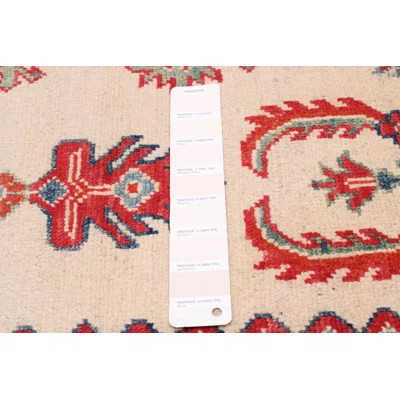 One-of-a-Kind Beeville Hand-Knotted New Age 8'4" x 11'4" Wool Area Rug in Red/Blue/Beige | Wayfair North America