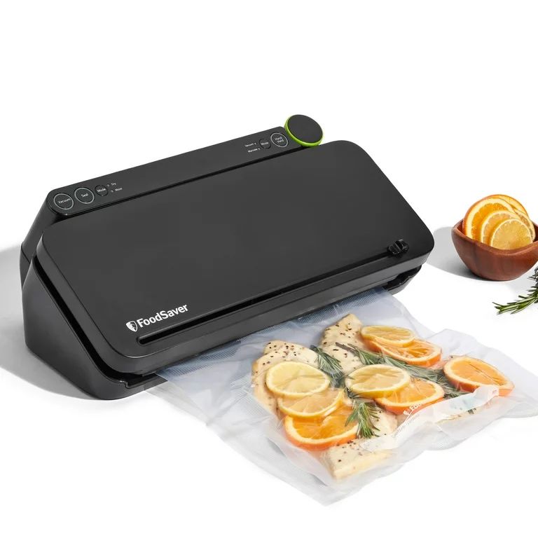 FoodSaver Multi-Use Food Preservation System with Built-In Handheld Sealer, Matte Black | Walmart (US)