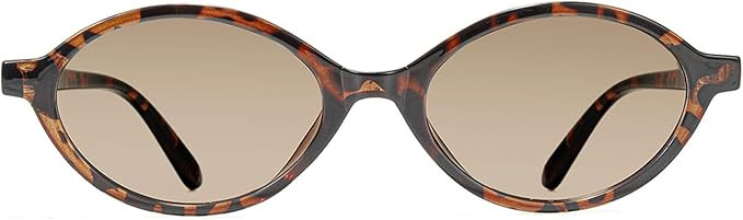 TIJN Olisa Retro Oval Sunglasses for Women Men,Polarized UV Protection Shades,Stylish Frame Sun G... | Amazon (US)