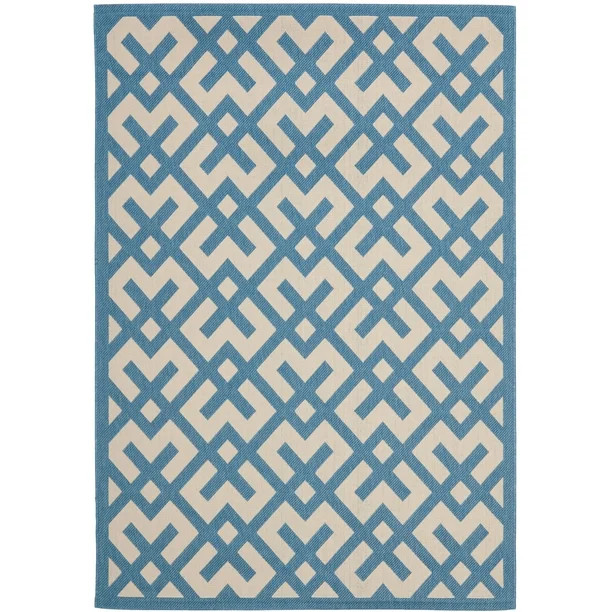Safavieh Courtyard Alvin Geometric Indoor/Outdoor Area Rug or Runner | Walmart (US)