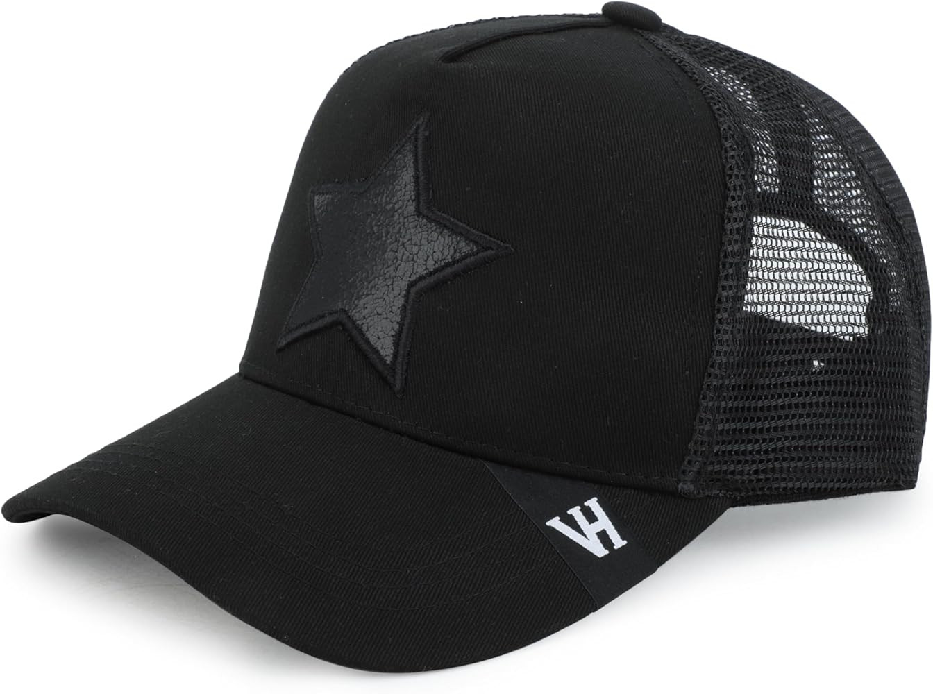 Vintage Havana Black Trucker Hats Women | Mesh Adjustable Snapback Hat | Men & Women Trendy Fashi... | Amazon (US)