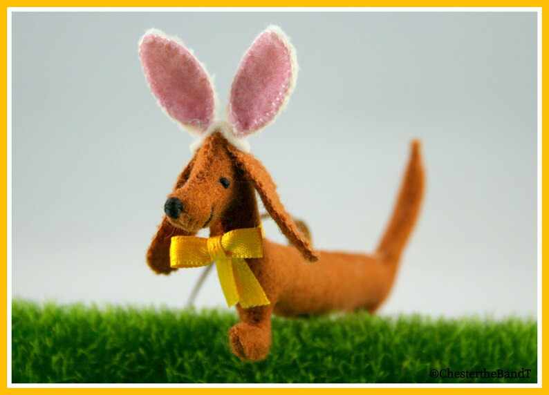 Easterbunny Dachshund, Dachshund Collection, Ornament, Easter - Etsy | Etsy (US)