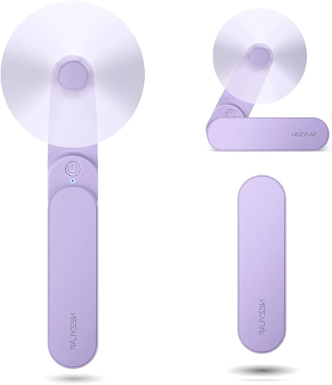 Nezylaf Portable mini handheld Fan, small Rechargeable Personal Fan for 9-15 Hours Runtime, Pocke... | Amazon (US)