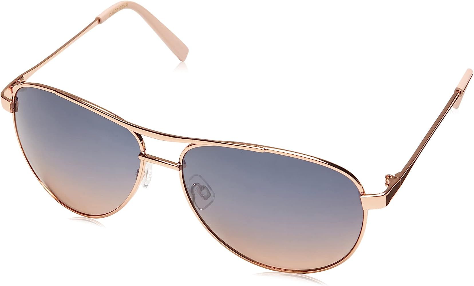 Jessica Simpson J106 Iconic Metal UV Protective Women's Aviator Sunglasses. Glam Gifts for Women, 59 | Amazon (US)