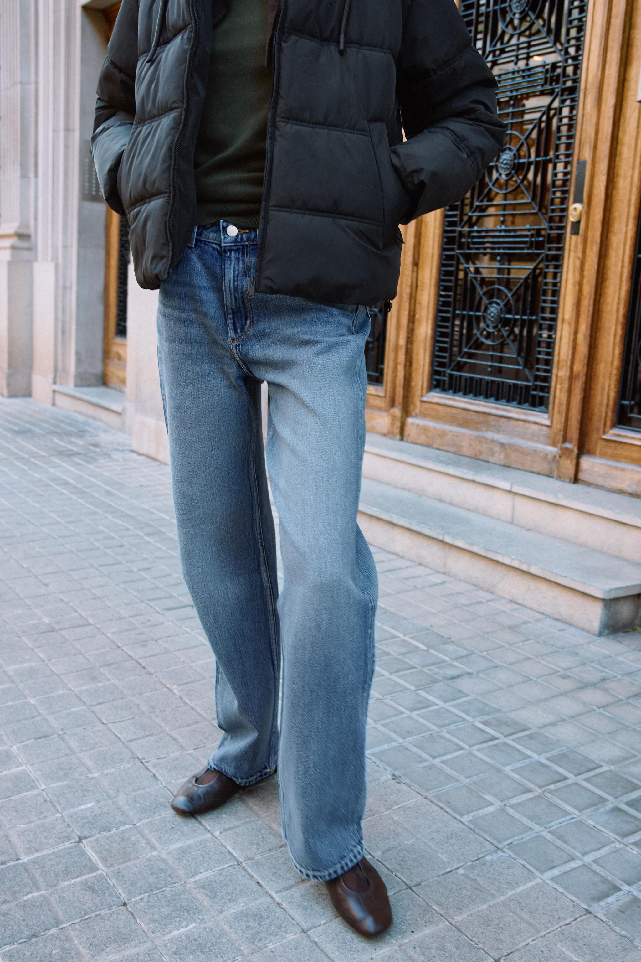 Z.03 STRAIGHT HIGH-WAIST LONG LENGTH JEANS | Zara US