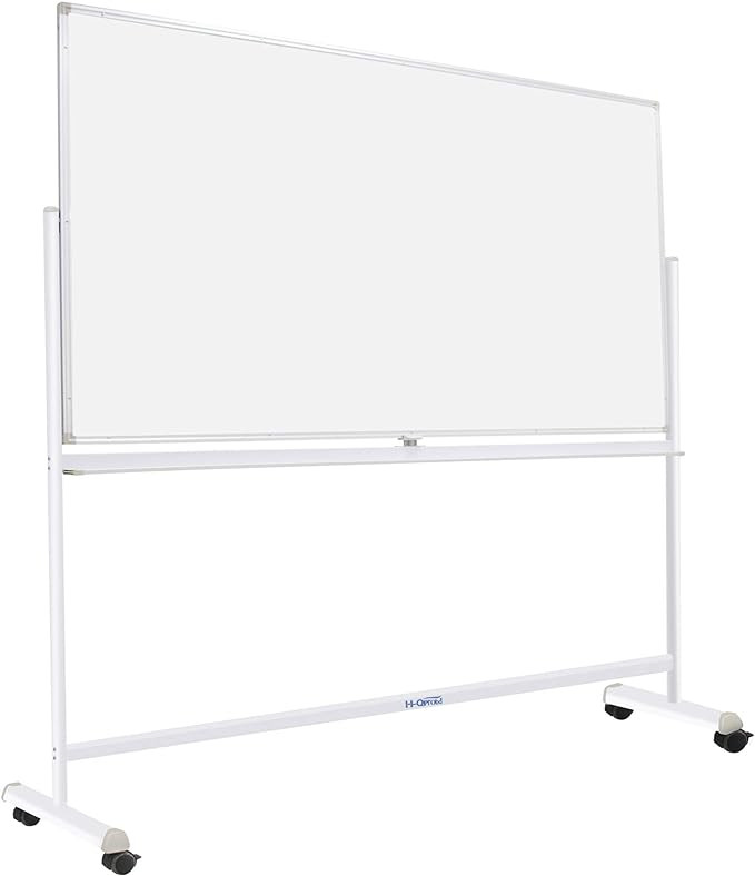 H-Qprobd Mobile Whiteboard 72"x40" Magnetic Dry Erase Board with Stand Double-Sided Rolling White... | Amazon (US)