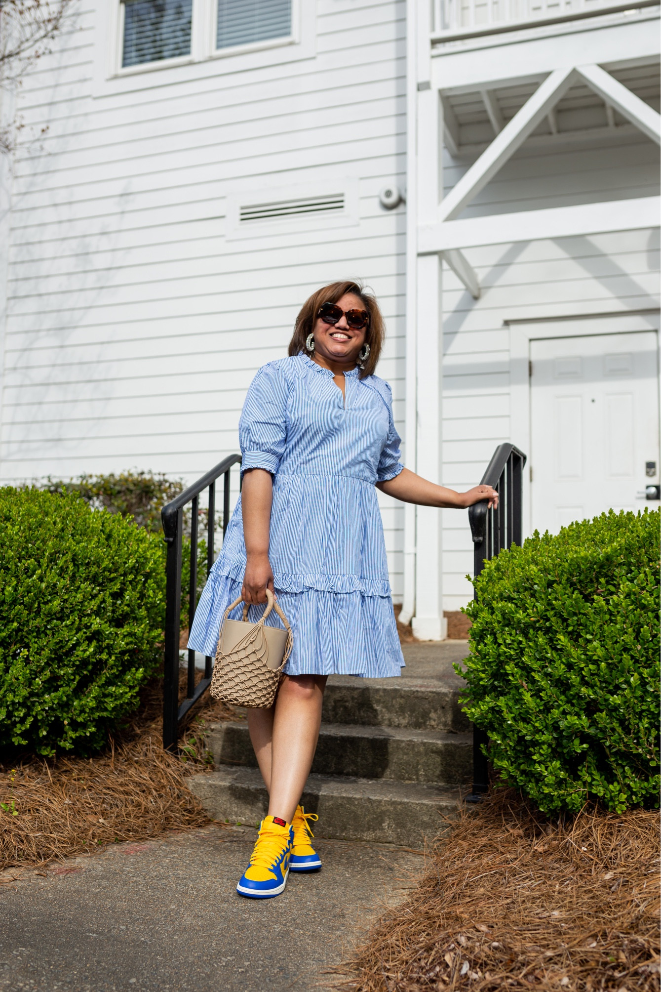 What I wore Wednesdays!  I wore this outfit to church this past Sunday!  I’m a huge fan of tiered popover dresses!  I love this silhouette SOOO much because it’s effortless to style and to wear!  And, I love pairing this silhouette with comfortable and fun sneakers!  I’ve linked to several cute striped and solid color options in this silhouette!!!  

#LTKFind #LTKstyletip #LTKshoecrush