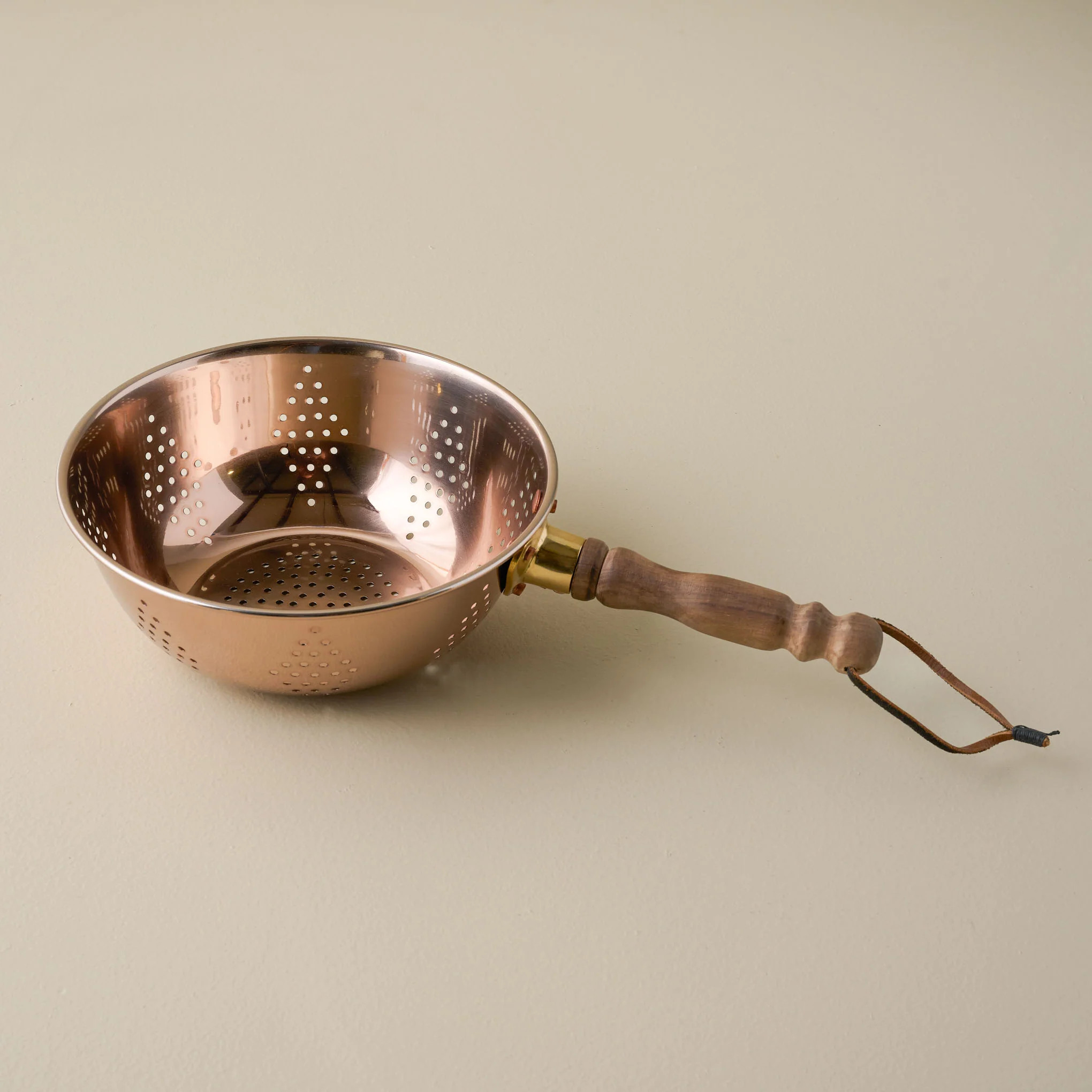 Copper Colander with Walnut Handle | Magnolia