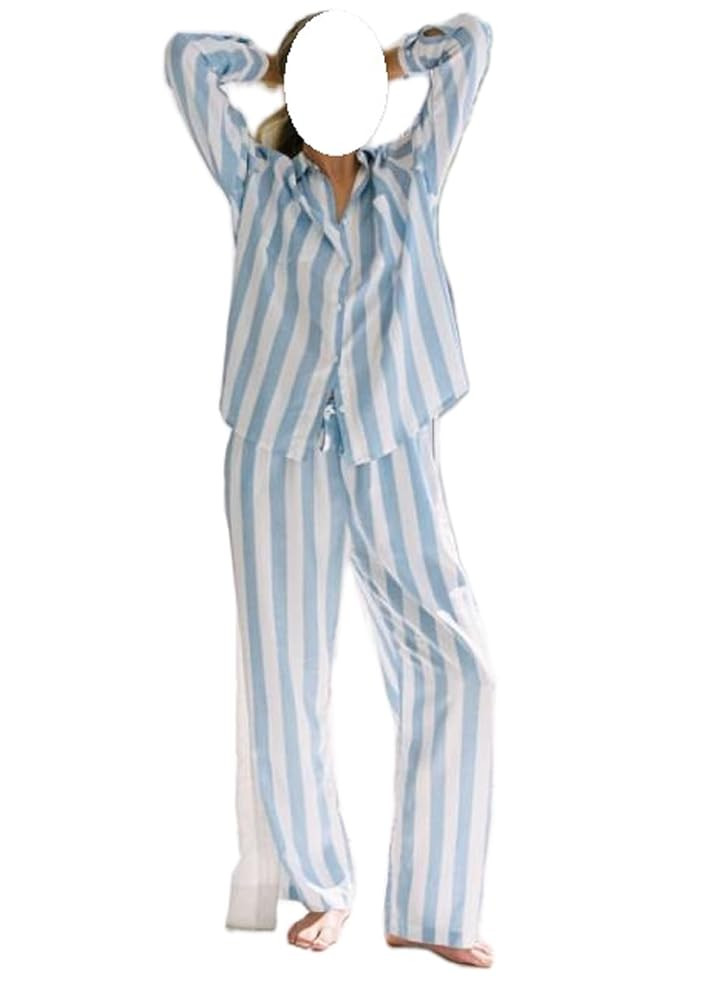Argeousgor Women Y2k 2 Piece Pajamas Sets Floral Heart Long Sleeve Button Up Shirt Tops Pants Pjs... | Amazon (US)