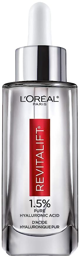 Hyaluronic Acid Serum for Skin, L'Oreal Paris Skincare Revitalift Derm Intensives 1.5% Pure Hyalu... | Amazon (US)