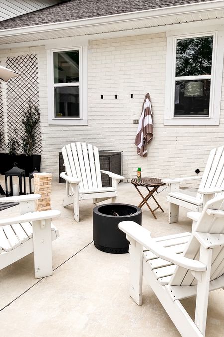 Spring patio furniture and decor! 
White Adirondack chairs from Amazon! 

#LTKSeasonal #LTKhome #LTKstyletip