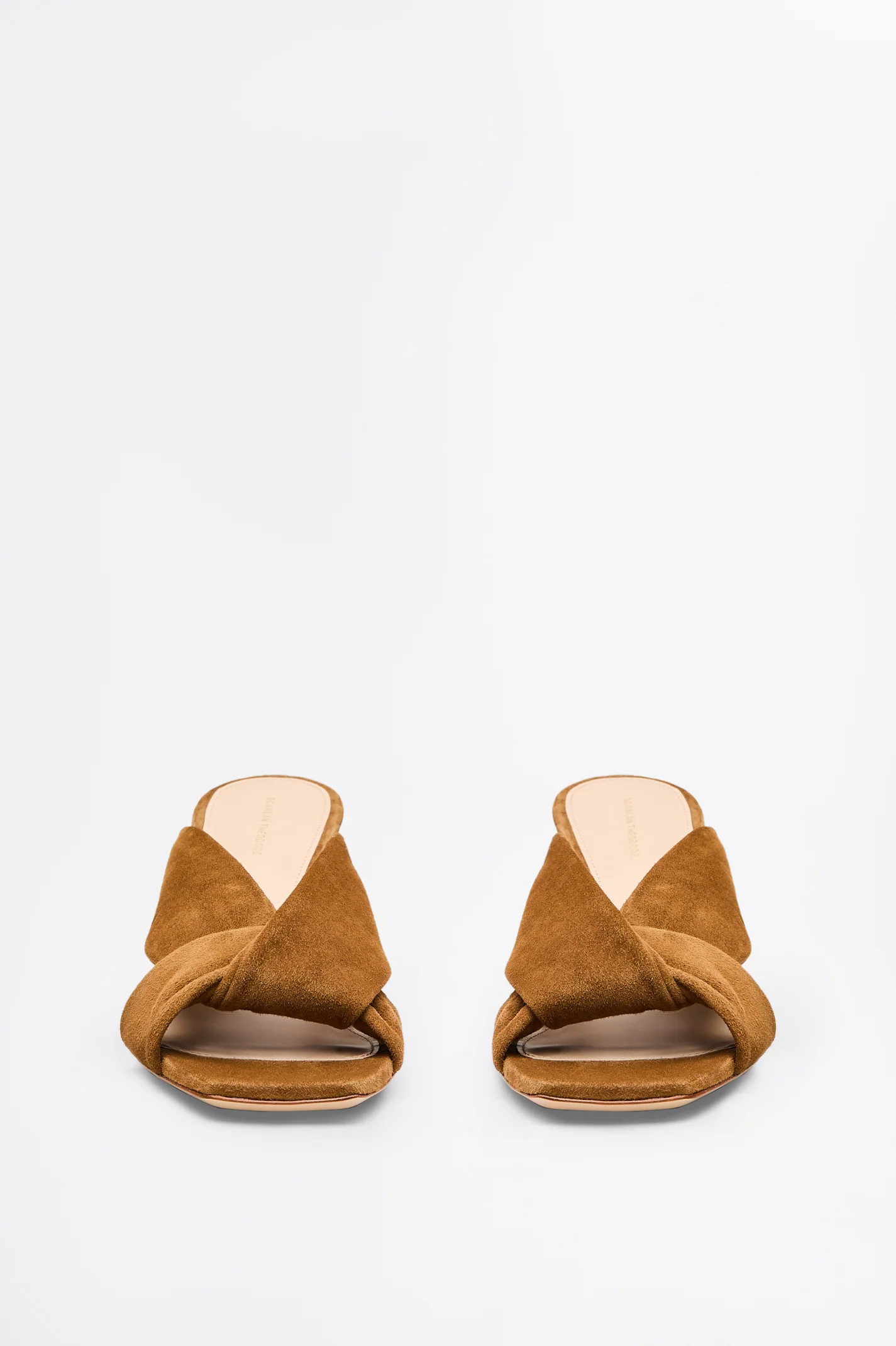 SUEDE TWIST MULE 8 - TOBACCO - Scanlan Theodore | Scanlan Theodore AU