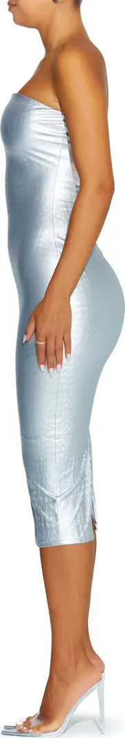 Naked Wardrobe The Crocodile Strapless Tube Dress | Nordstrom | Nordstrom