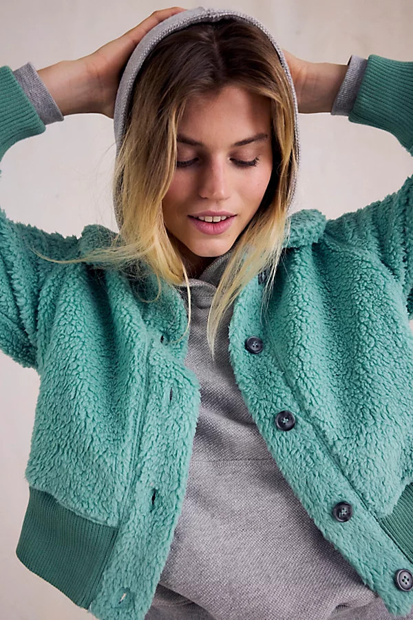 Molly Faux Sherpa Cardi | Free People (Global - UK&FR Excluded)