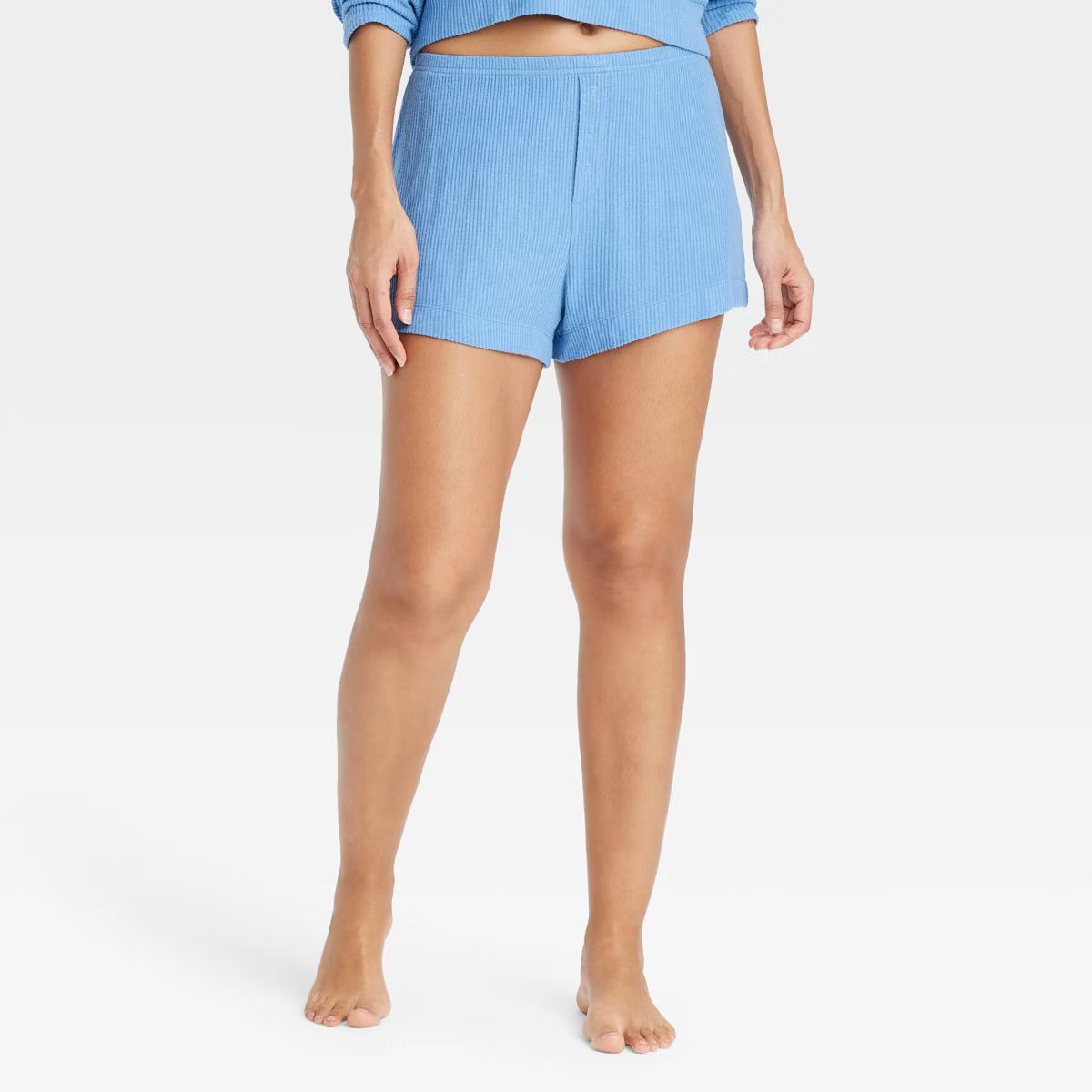 Women's Cozy Ribbed Shorts - Auden™ | Target