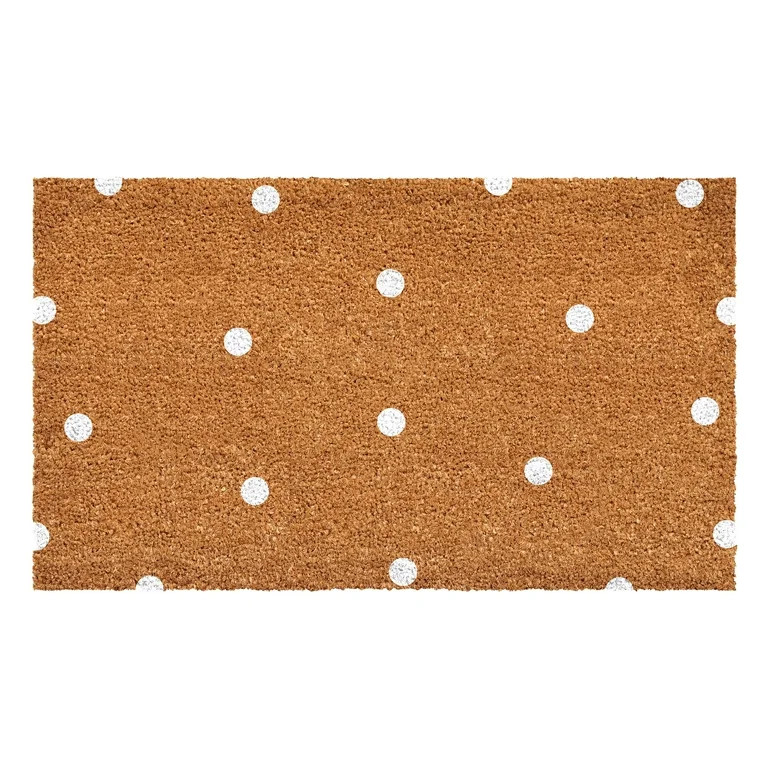 Calloway Mills 112182436 White Polka- Dots Doormat 24" x 36" | Walmart (US)