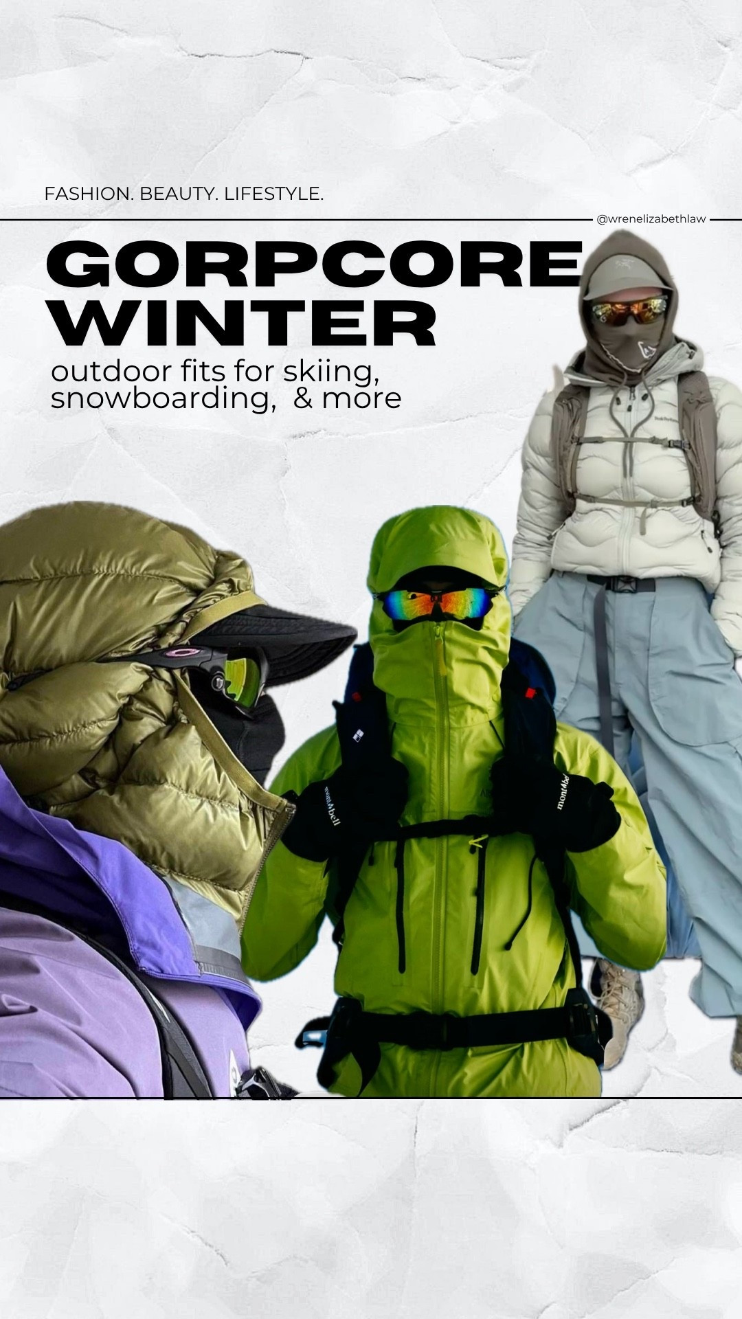 winter gorpcore

shop the edit on my shopmy 
https://shopmy.us/wrenelaw

#LTKSeasonal #LTKActive #LTKHoliday