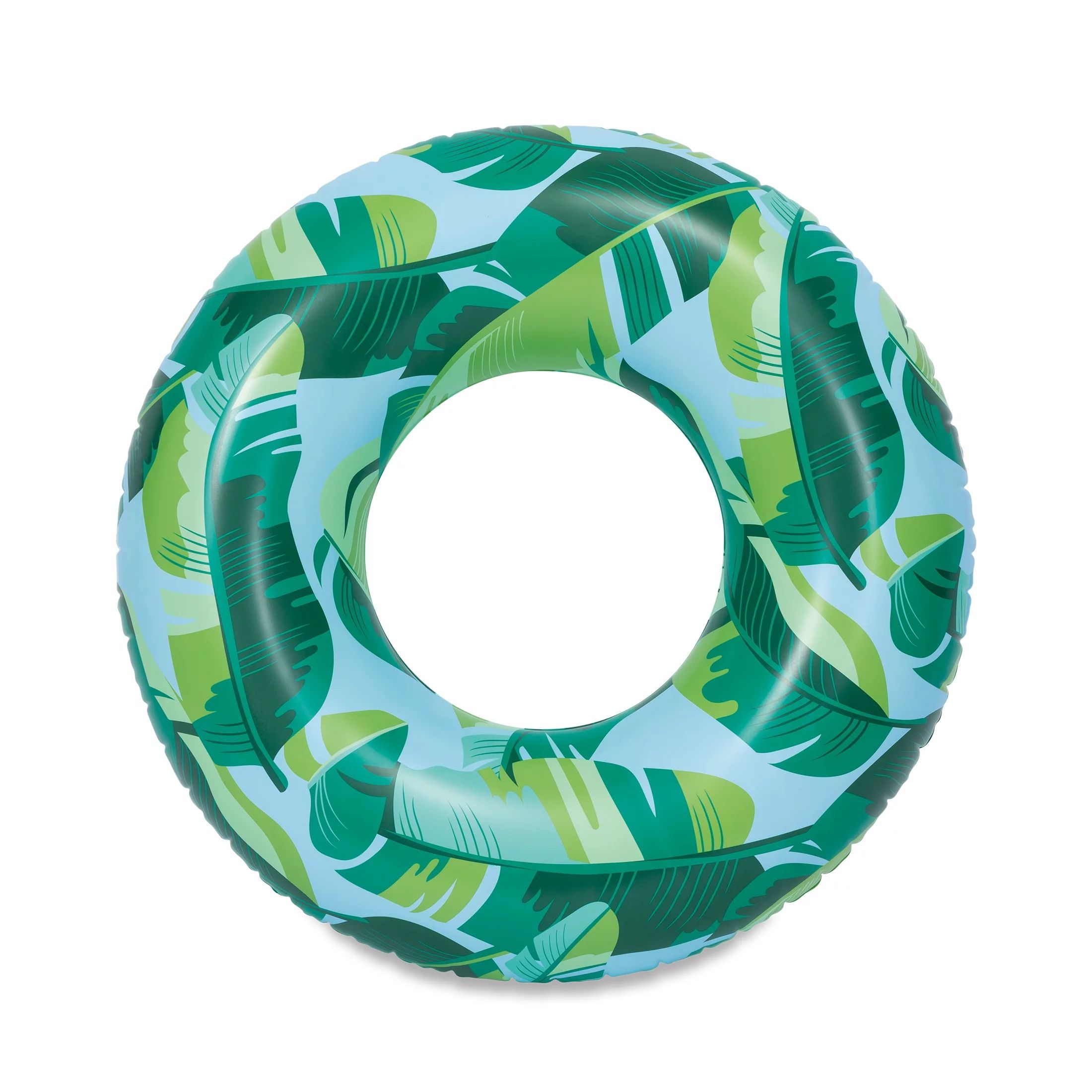 Play Day Inflatable Tropical Swim Tube Pool Float, Blue, for Kids and Adults - Walmart.com | Walmart (US)