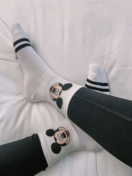 The cutest Mickey socks! Come in a 5 pack with different characters ❤️ Disneyland Disney 