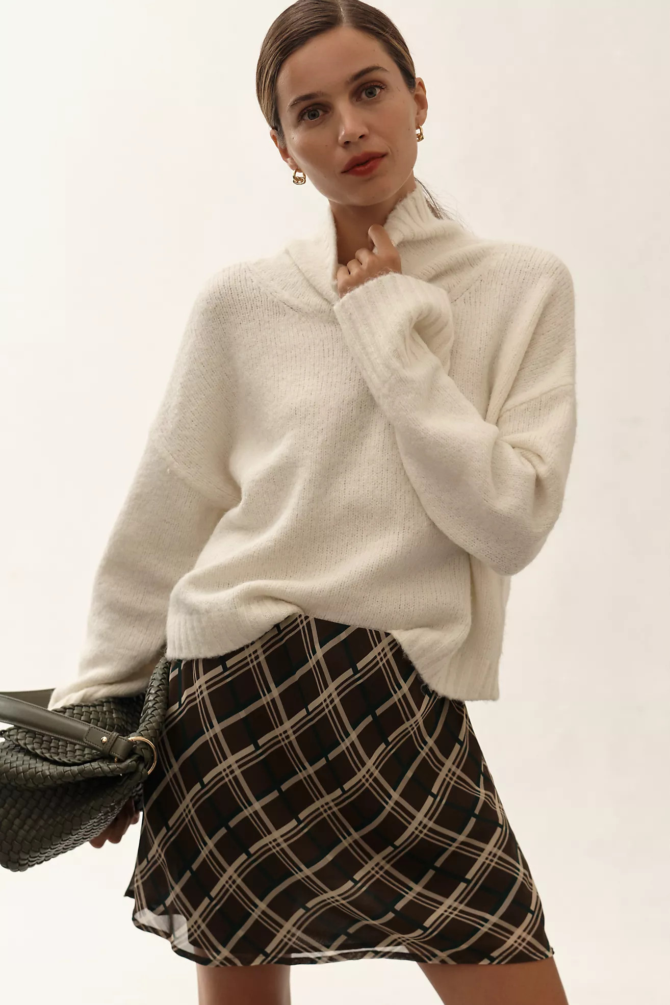 The Lennon Wide-Sleeve Turtleneck Sweater by Pilcro | Anthropologie (US)