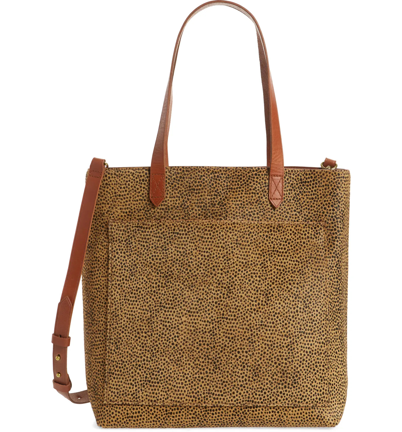 Leopard Genuine Calf Hair Medium Transport Tote | Nordstrom