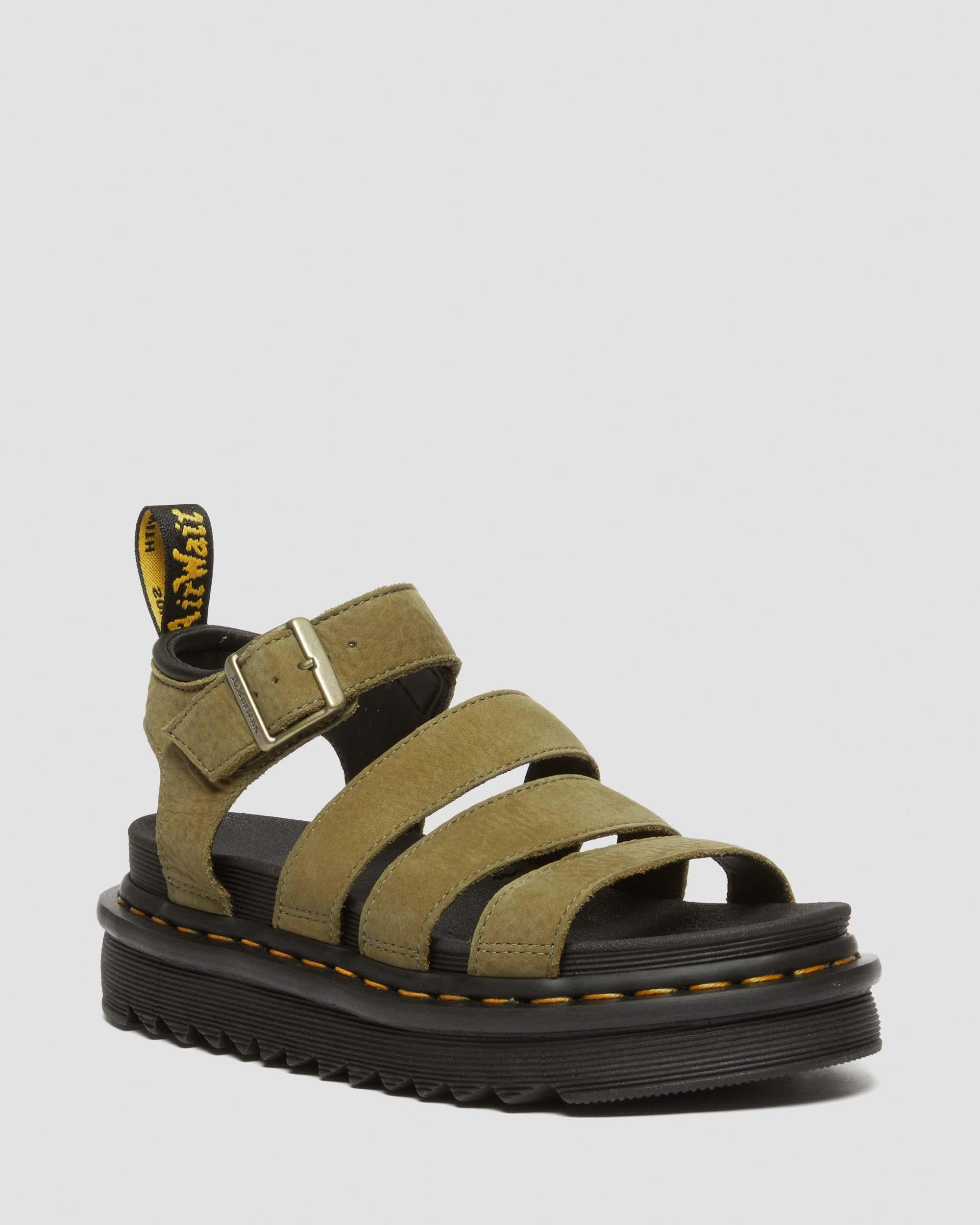 Blaire Tumbled Nubuck Leather Sandals | Dr Martens (UK)