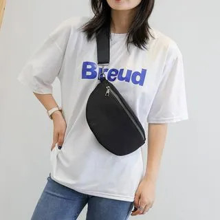 Canvas Belt Bag Black - One Size | YesStyle Global