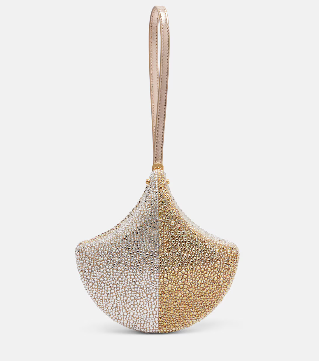 Ginkgo crystal-embellished suede clutch | Mytheresa (UK)