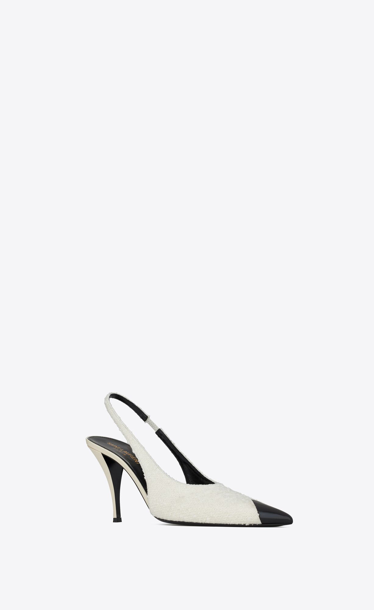 vesper slingback pumps in bouclé tweed | Saint Laurent Inc. (Global)