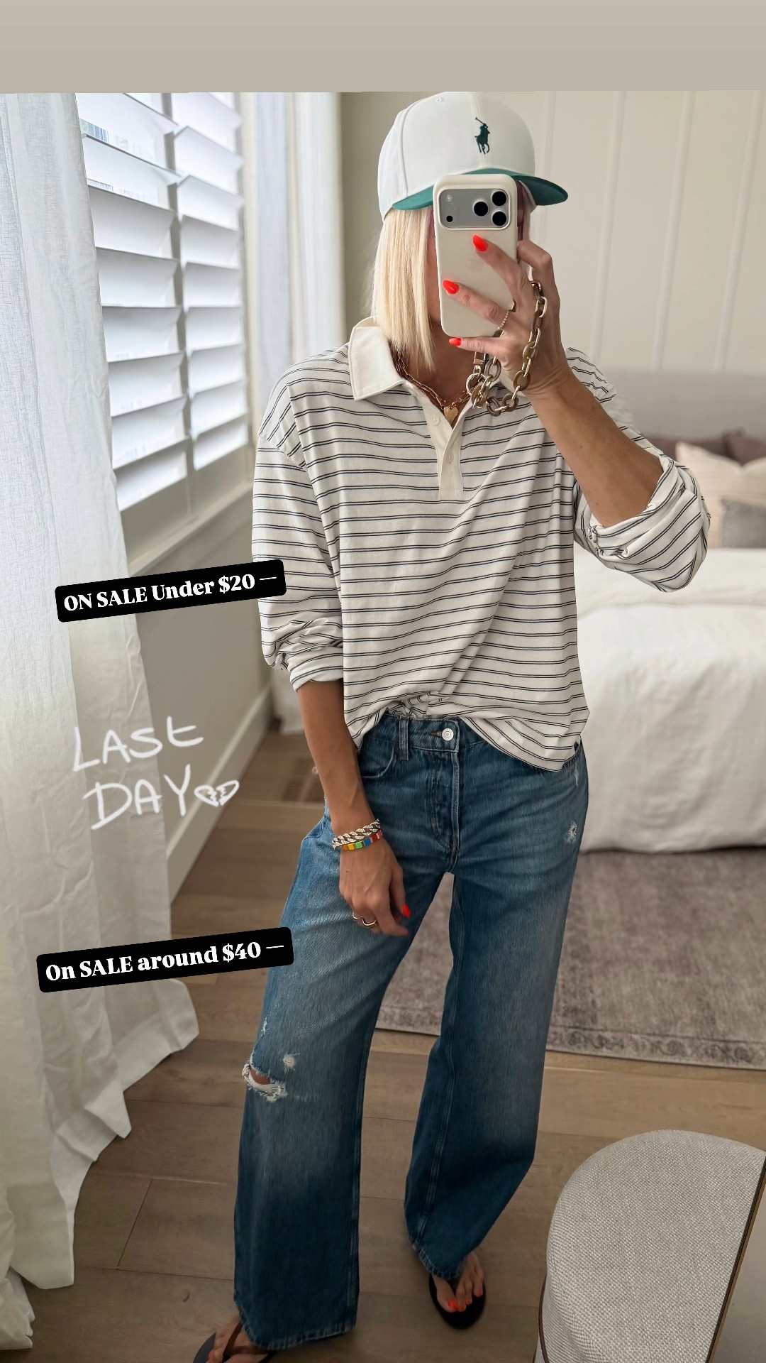 Last day to get up to 20% off! 
I’m picky with my H&M selections and I promise these are great. Linked a few more things I’m grabbing before they’re gone!
Top fits tts, I sized up in jeans

#LTKmomlife #LTKOver40 #LTKSaleAlert
