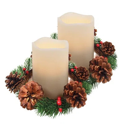 2 Piece Friendship LED Unscented Candle Set | Wayfair Professional