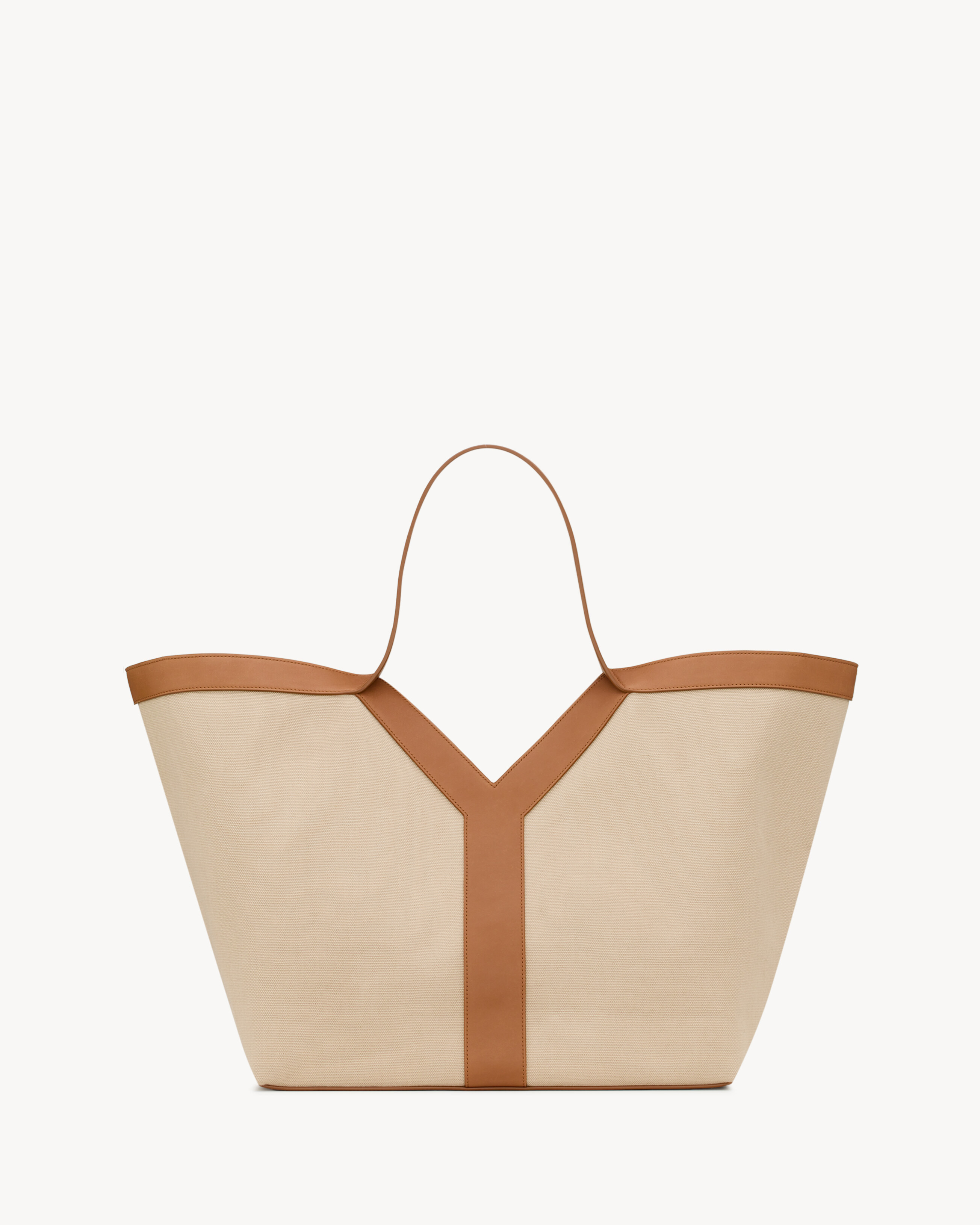 y tote in canvas and leather | Saint Laurent Inc. (Global)