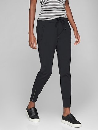 Athleta Womens Metro Street Jogger Black Size L | Athleta
