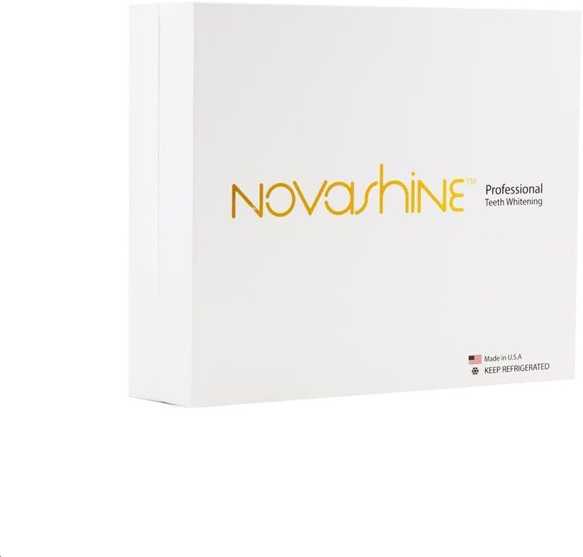 Novashine Professional Teeth Whitening Kit: Advanced Blue LED Light, Concentrated Peroxide Gel, S... | Amazon (US)
