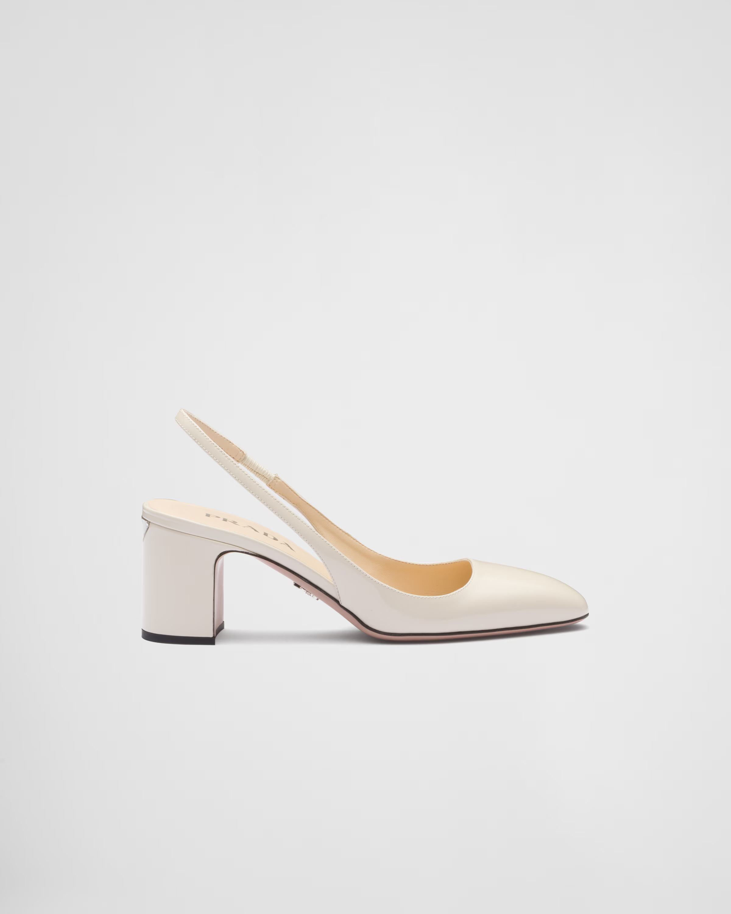 Patent-leather slingback pumps | Prada Spa US