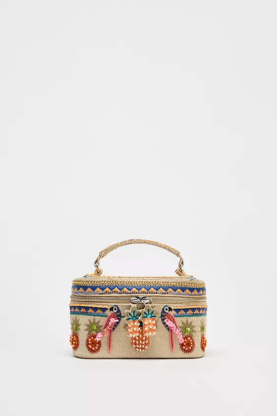 BEADED RIGID BAG | Zara US