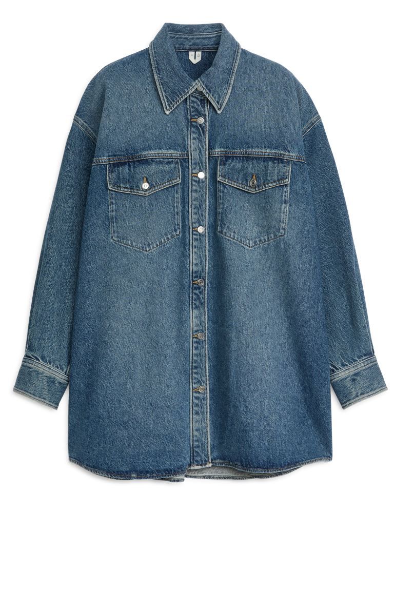 Oversized Denim Shirt | H&M (UK, MY, IN, SG, PH, TW, HK)