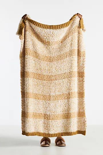 Georgie Cozy Knitted Throw Blanket | Anthropologie (US)