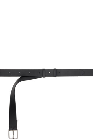 MM6 Maison Margiela - Black Pin-Buckle Belt | SSENSE