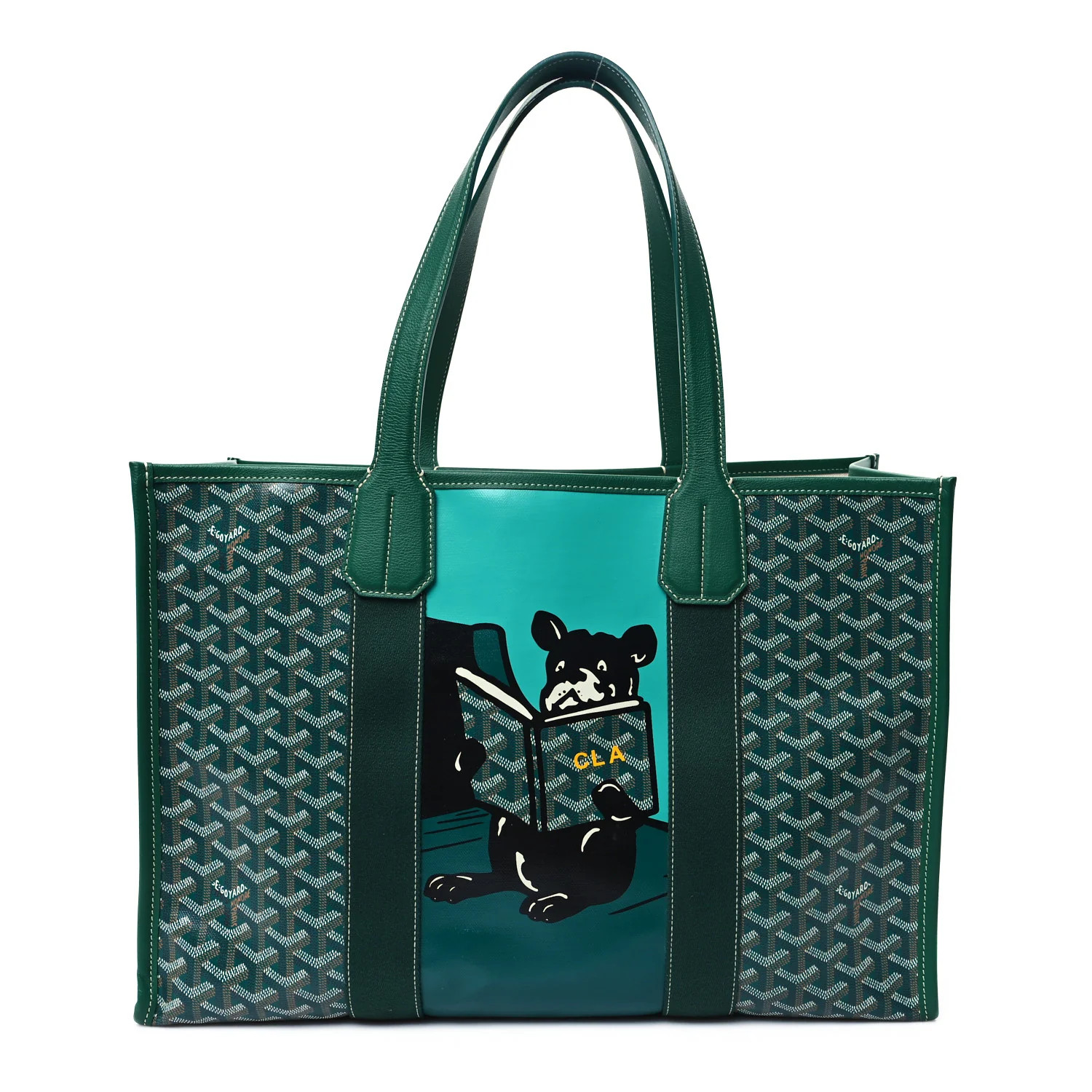 Goyardine Villette Tote Green | FASHIONPHILE (US)