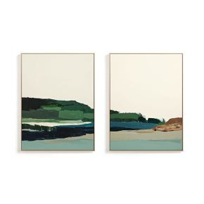 "Spring Seascape" Framed Wall Art by Minted for West Elm | West Elm (US)