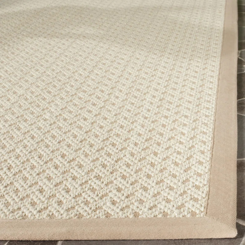 Natural Fiber Wool, Jute, & Sisal Chevron Rug | Wayfair North America