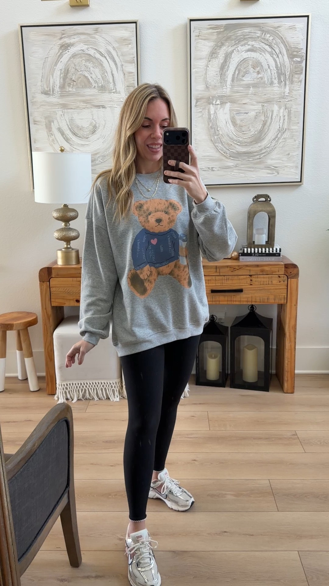 This adorable @pinklily teddy bear sweatshirt is on sale!! I’m in my normal small and it’s oversized. 

#LTKdayinmylife #LTKootd