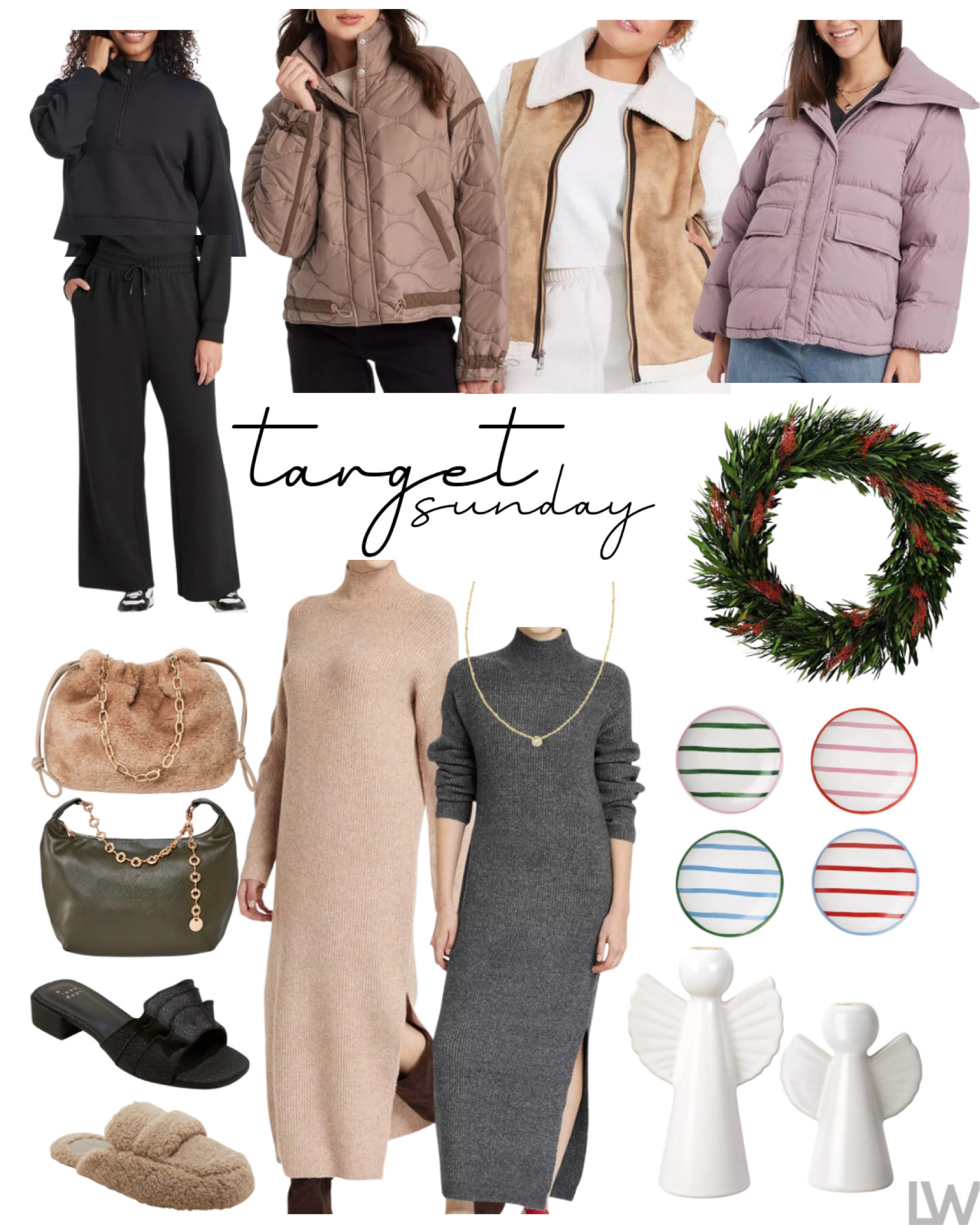 target sunday… a lot of fun new arrivals I am loving (and some holiday finds too) 🤎

#LTKFindsUnder100 #LTKHoliday #LTKStyleTip