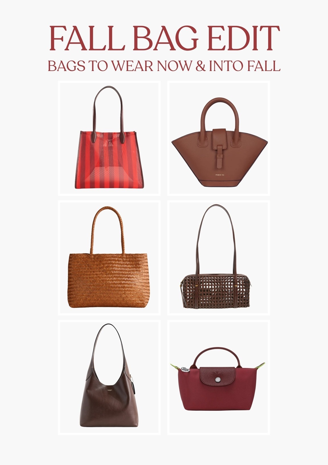 [7/24/26] the cutest bags I’m carrying into fall | transitional fall bags

#LTKSeasonal