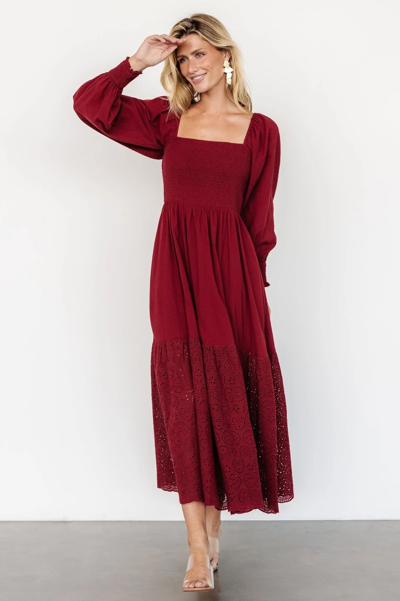 Marcella Maxi Dress | Wine | Baltic Born