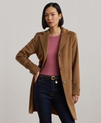 Women's Single-Breasted Walker Coat | Macy's