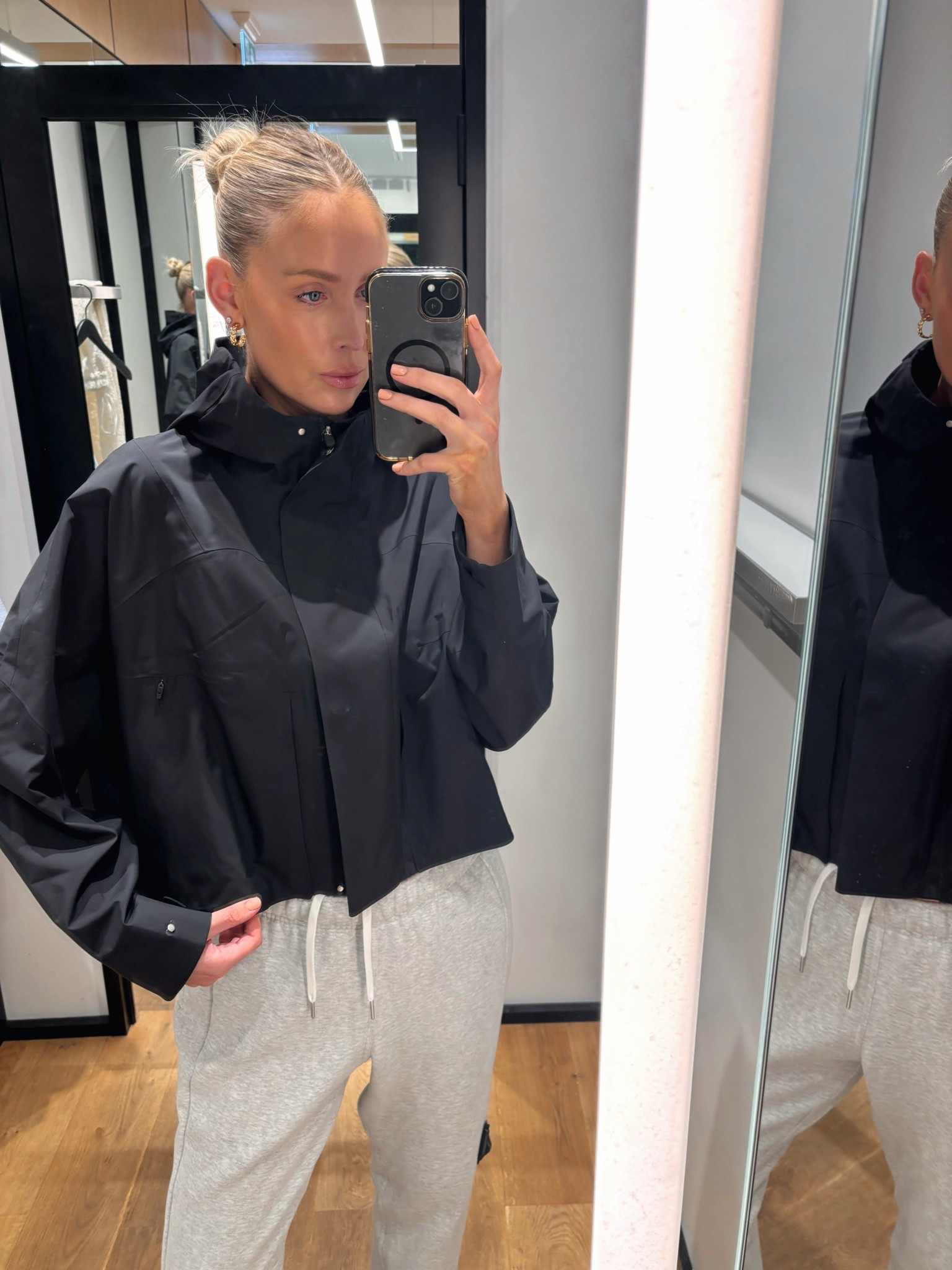 This cropped jacket gives athleisure chic. I sized up to a AUS 12 for size reference. These grey trackies are a great classic style/fit, however not tall girl friendly. Recommend for anyone under 5”10. 

#LTKfitness #LTKaustralia #LTKwinter