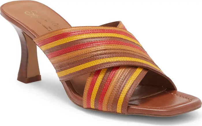 Fleet Cross Strap Leather Sandal (Women) | Nordstrom Rack